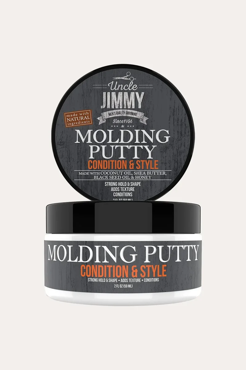 UNCLE JIMMY MOLDING PUTTY 2oz - HAIR STYLER FOR MEN