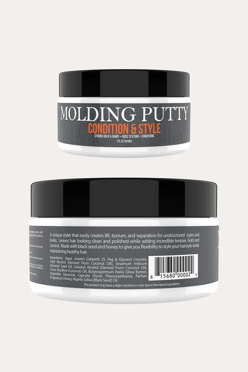 UNCLE JIMMY MOLDING PUTTY 2oz - HAIR STYLER FOR MEN