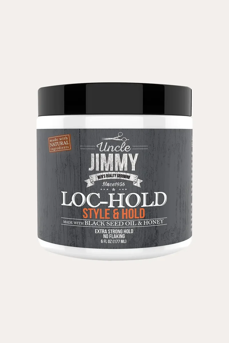 UNCLE JIMMY LOC-HOLD HAIR WAX 6oz