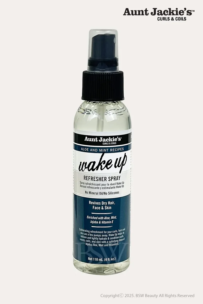 AUNT JACKIE'S ALOE AND MINT RECIPES WAKE UP REFRESHER SPRAY 4oz