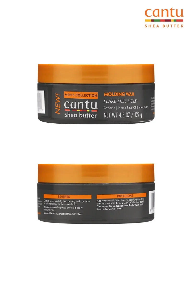 CANTU SHEA BUTTER MENS COLLECTION MOLDING HAIR WAX 4.5oz