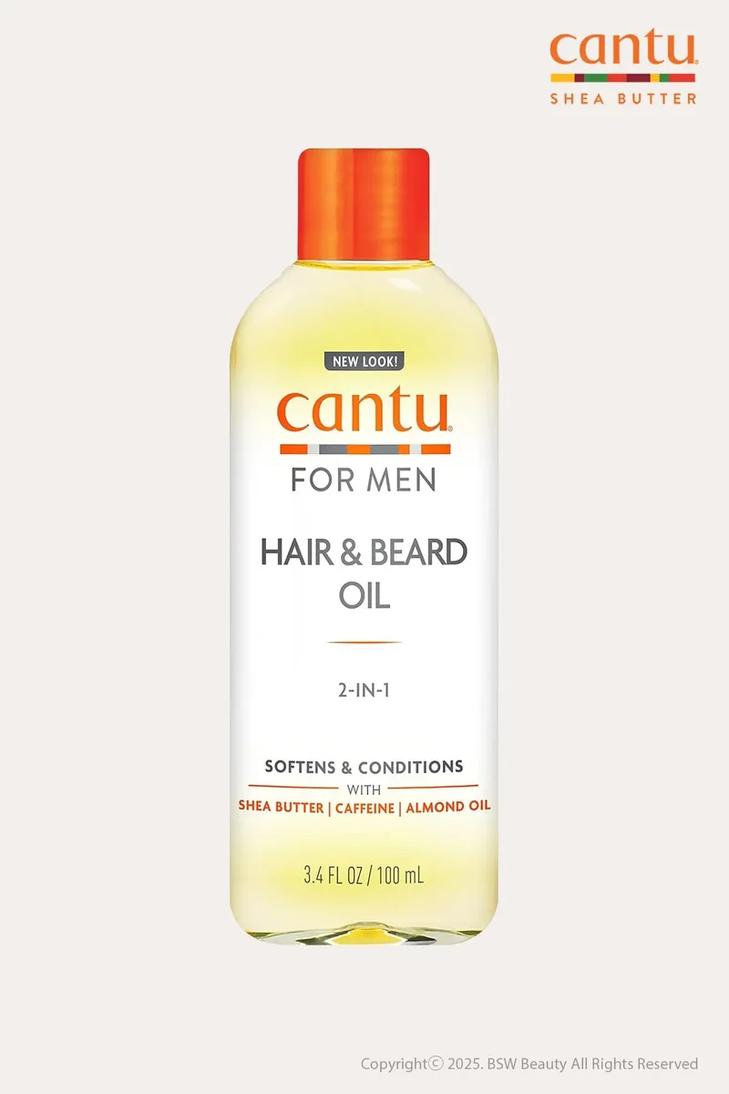 CANTU FOR MEN 2-IN-1 HAIR & BEARD OIL 3.4oz