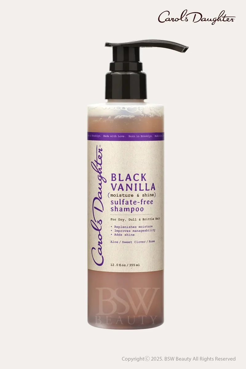 CAROLS DAUGHTER BLACK VANILLA MOISTURE & SHINE SULFATE FREE SHAMPOO 12oz