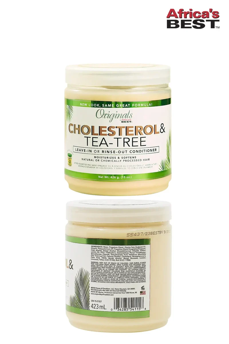 AFRICA'S BEST ORIGINALS CHOLESTEROL TEA TREE OIL 15oz