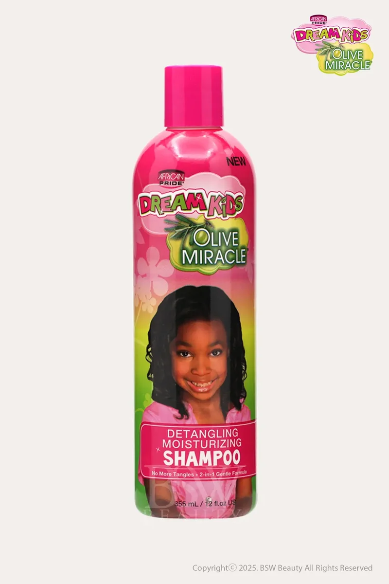 AFRICAN PRIDE DREAM KIDS OLIVE MIRACLE DETANGLING MOISTURIZING SHAMPOO 12oz