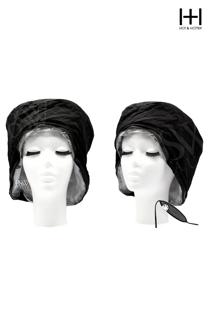 H&H 3IN1 PROFESSIONAL WASHABLE CONDITIONING HEAT CAP #ANN5757