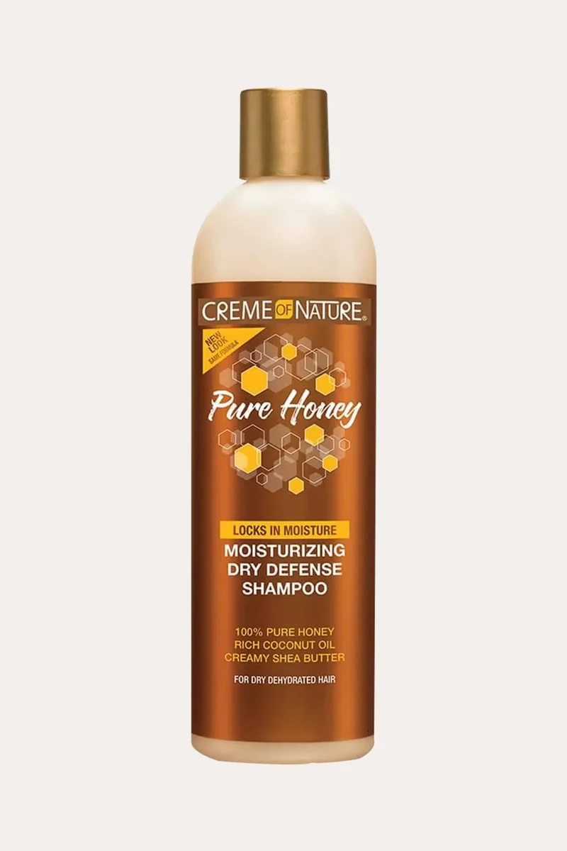 CREME OF NATURE PURE HONEY MOISTURIZING DRY DEFENSE SHAMPOO 12oz