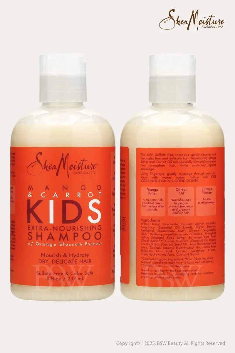 SHEA MOISTURE MANGO & CARROT EXTRA-NOURISHING KIDS SHAMPOO 8oz