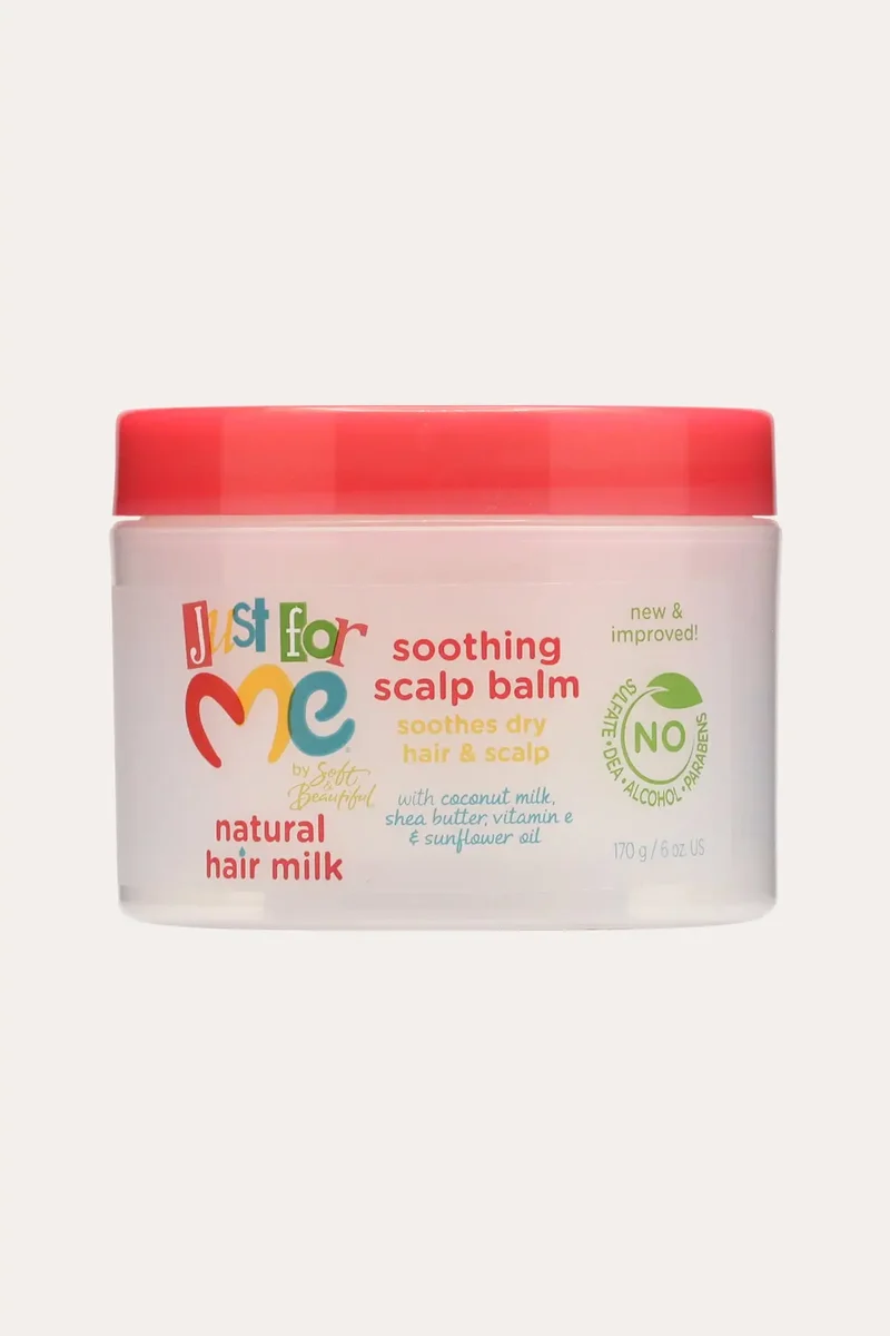 JUST FOR ME NATURAL HAIR MILK SOOTHING SCALP BALM 6oz | SCALP TREATMENT FOR KIDS