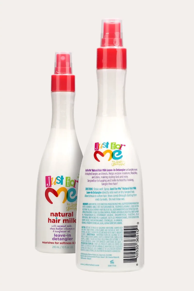 JUST FOR ME NATURAL HAIR MILK LEAVE-IN DETANGLER FOR KIDS 10oz