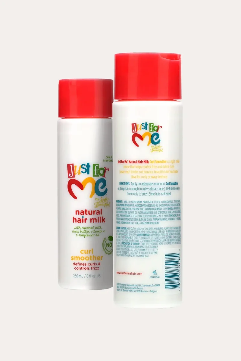 JUST FOR ME NATURAL HAIR MILK CURL SMOOTHER 8oz | CURL DEFINING FOR KIDS