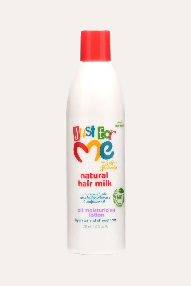 JUST FOR ME NATURAL HAIR MILK OIL MOISTURIZING HAIR LOTION 10oz