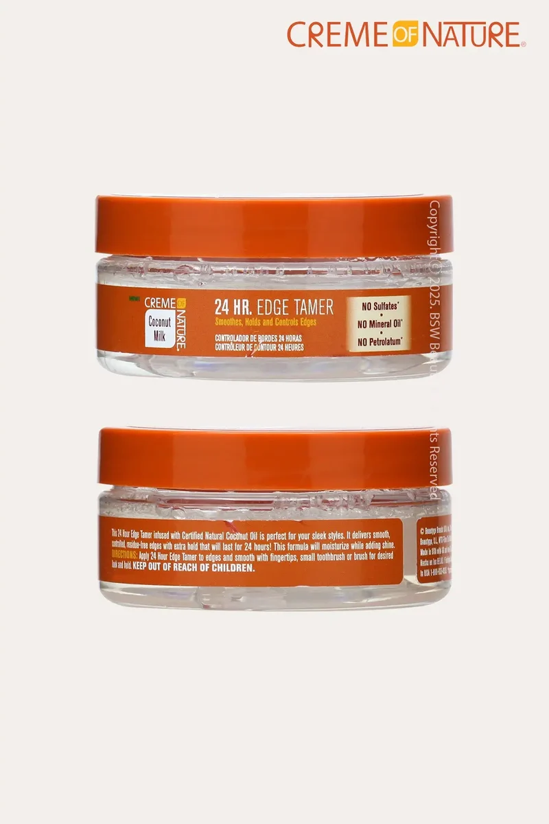 CREME OF NATURE COCONUT MILK 24 HOUR EDGE TAMER 2.25oz