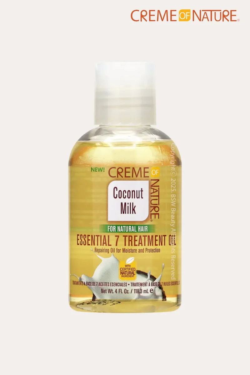 CREME OF NATURE COCONUT MILK ESSENTIAL 7 TREATMENT OIL 4oz