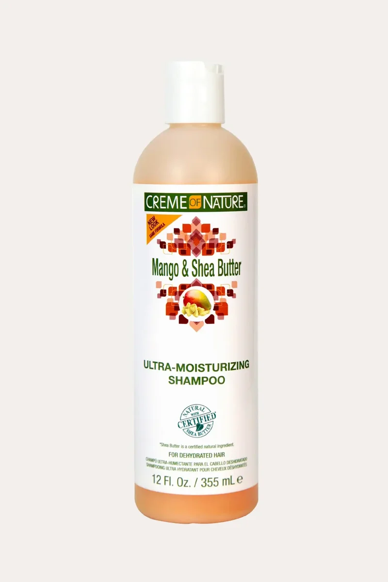 CREME OF NATURE MANGO & SHEA BUTTER ULTRA MOISTURIZING SHAMPOO 12oz