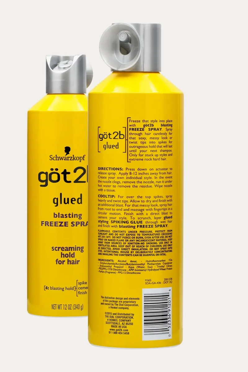 GOT2B GLUED BLASTING FREEZE SPRAY SCREAMING HOLD FOR HAIR