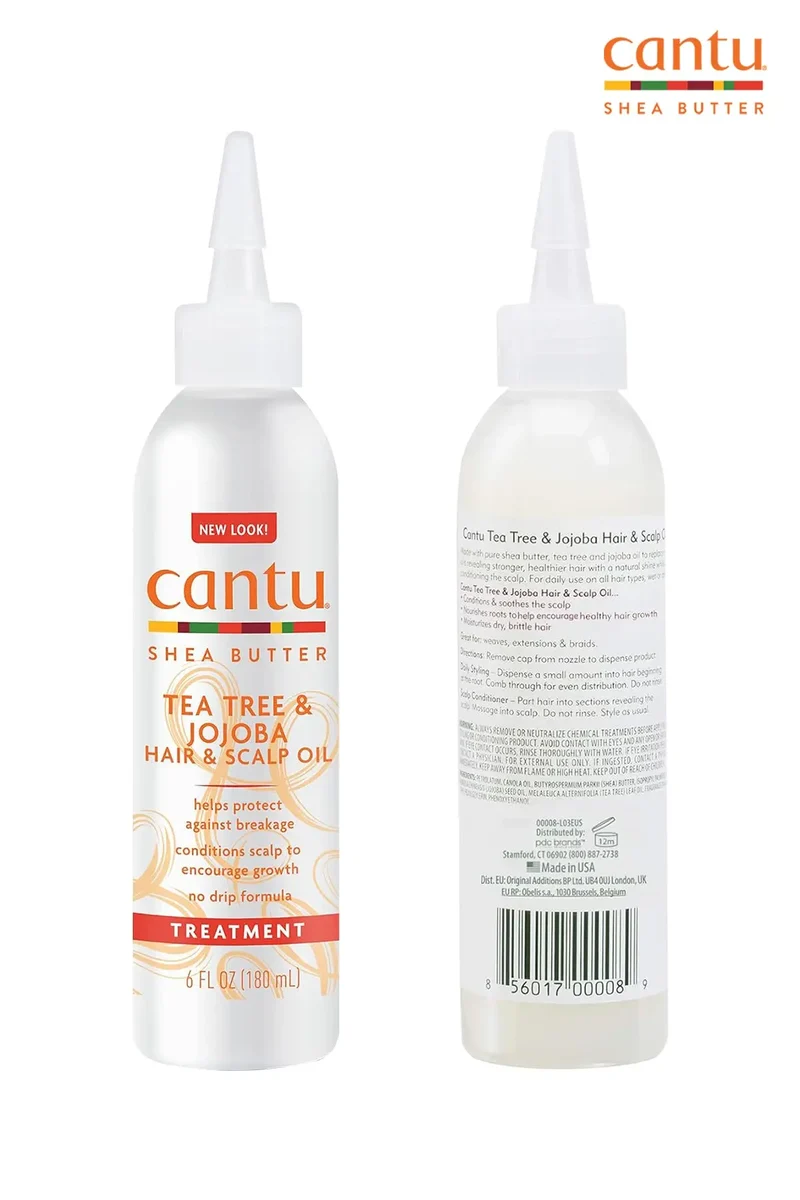 CANTU SHEA BUTTER TEA TREE & JOJOBA HAIR & SCALP OIL 6oz