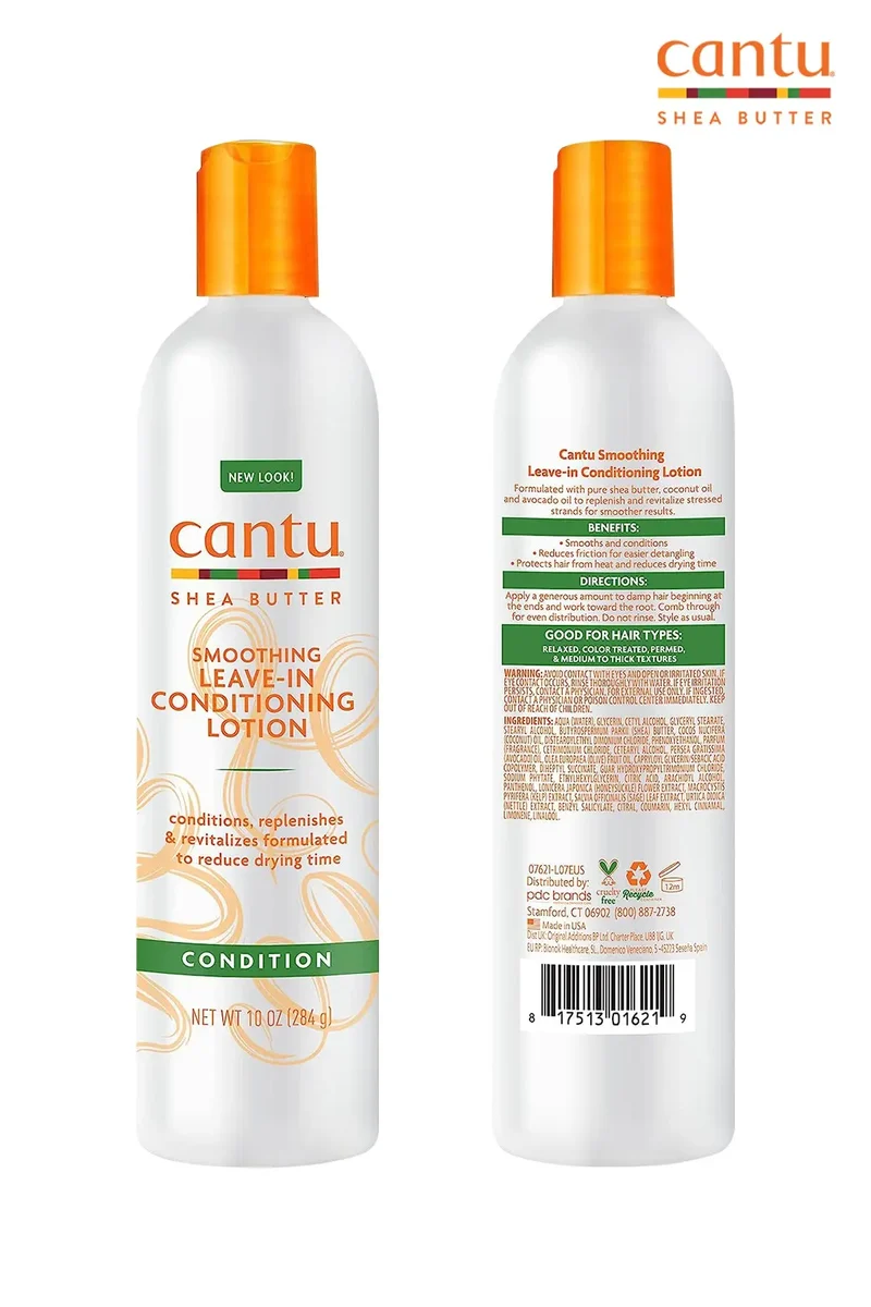 CANTU SHEA BUTTER SMOOTHING LEAVE-IN CONDITIONING LOTION 10oz