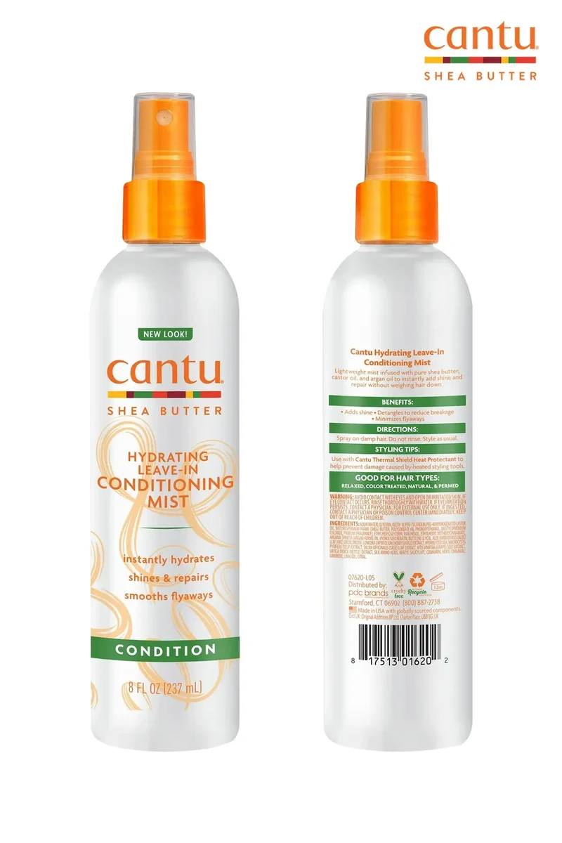 CANTU SHEA BUTTER HYDRATING LEAVE-IN CONDITIONING HAIR MIST 8oz