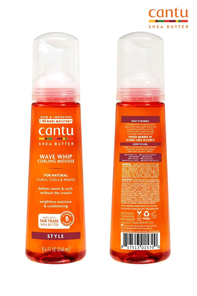 CANTU FOR NATURAL HAIR WAVE WHIP CURLING MOUSSE 8.4oz