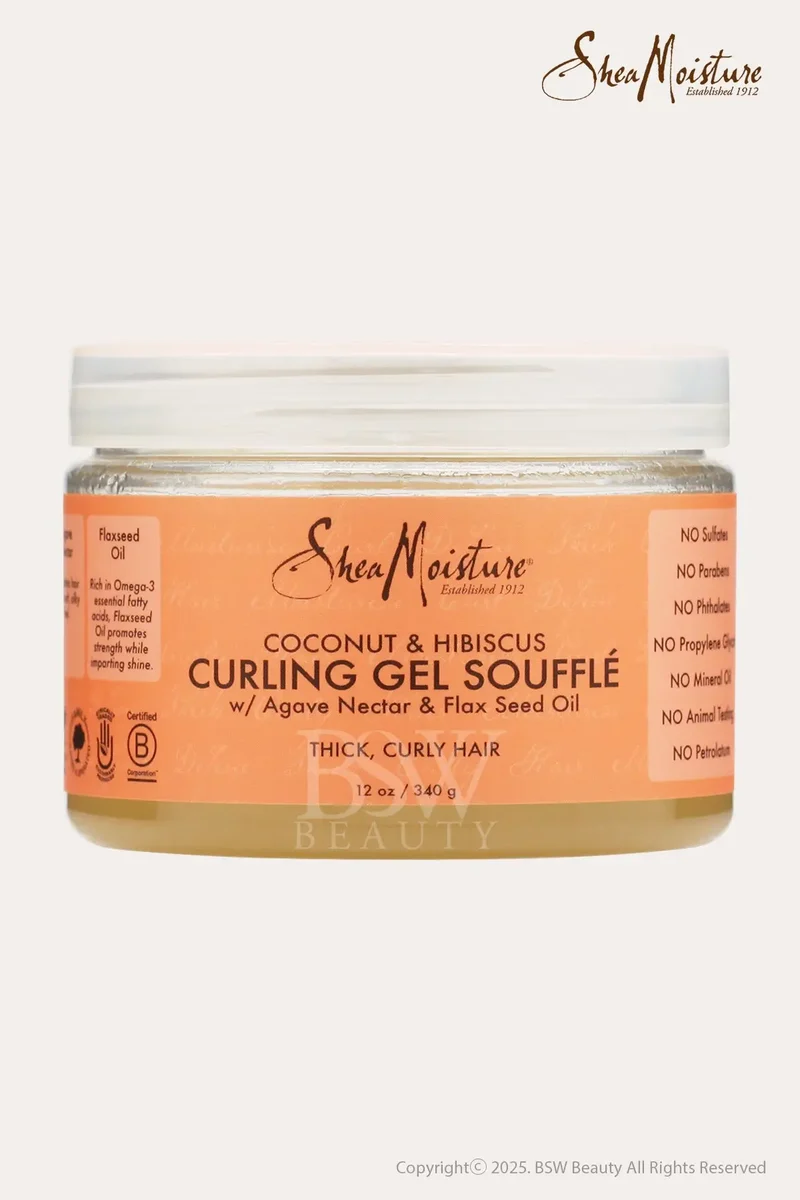 SHEA MOISTURE COCONUT & HIBISCUS CURLING GEL SOUFFLE 12oz