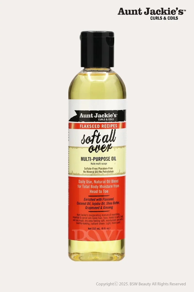 AUNT JACKIES SOFT ALL OVER MULTI-PURPOSE OIL 8oz
