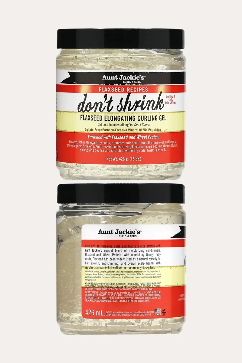 AUNT JACKIES DON'T SHRINK FLAXSEED ELONGATING CURLING GEL