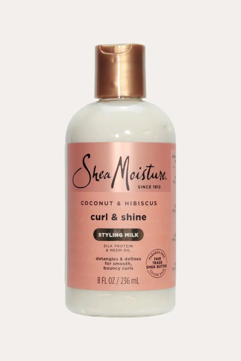 SHEA MOISTURE COCONUT & HIBISCUS CURL & STYLE HAIR STYLING MILK 8oz