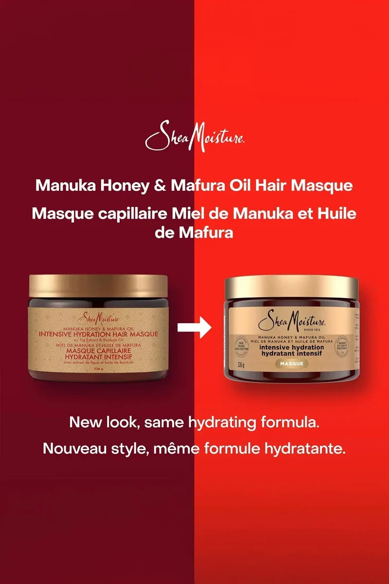 SHEA MOISTURE MANUKA HONEY INTENSIVE HYDRATION HAIR MASK 12oz
