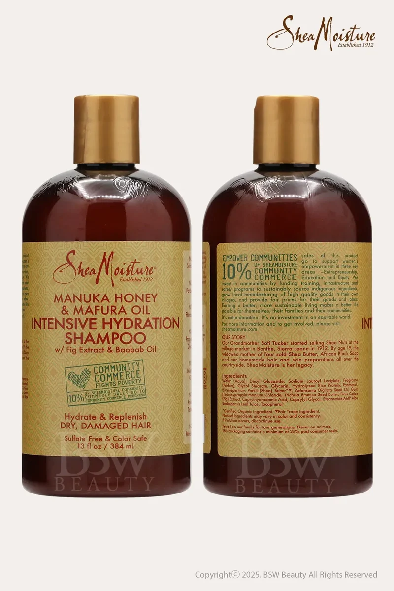 SHEA MOISTURE MANUKA HONEY INTENSIVE HYDRATION SHAMPOO 13oz