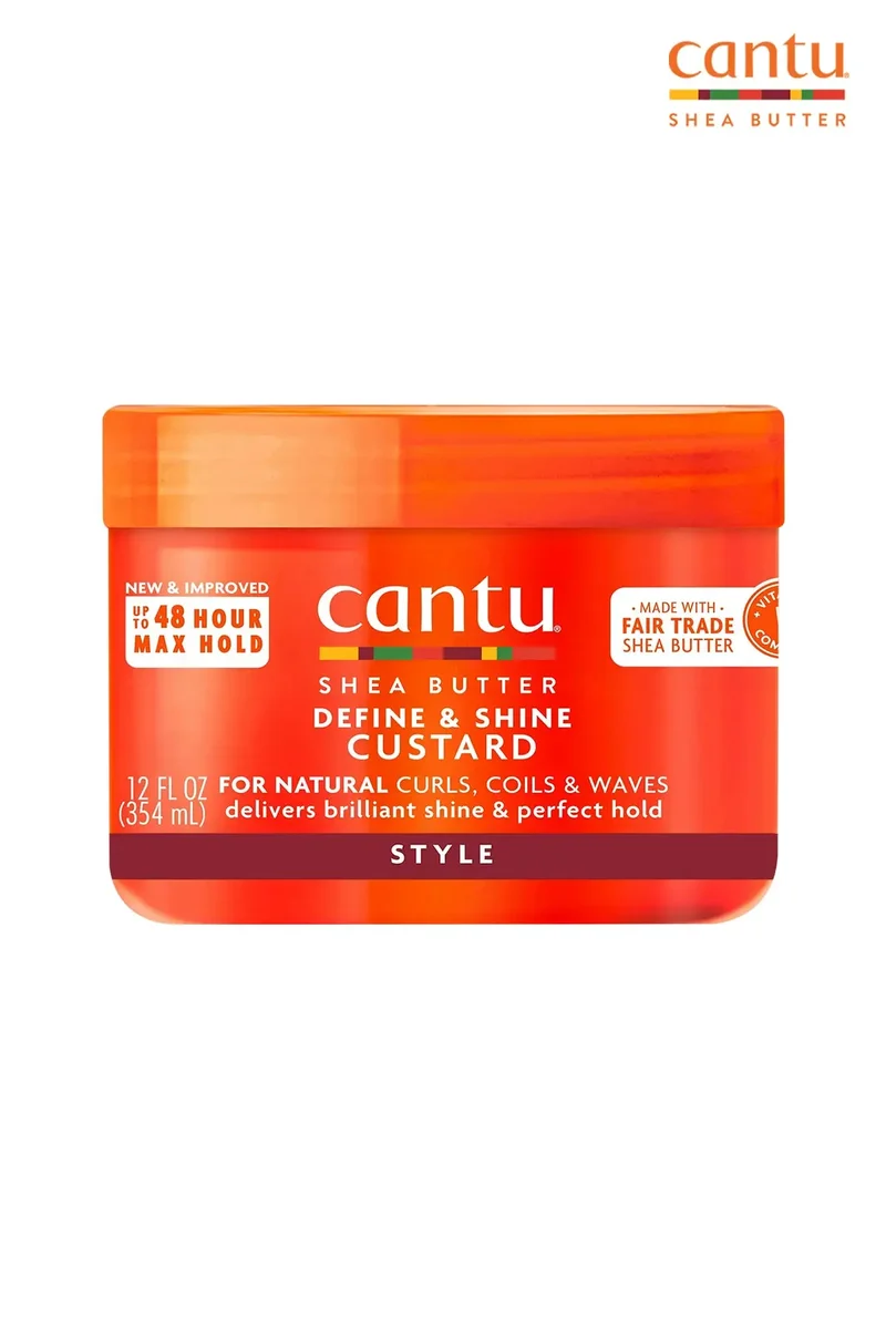 CANTU FOR NATURAL HAIR DEFINE & SHINE HAIR CUSTARD 12oz