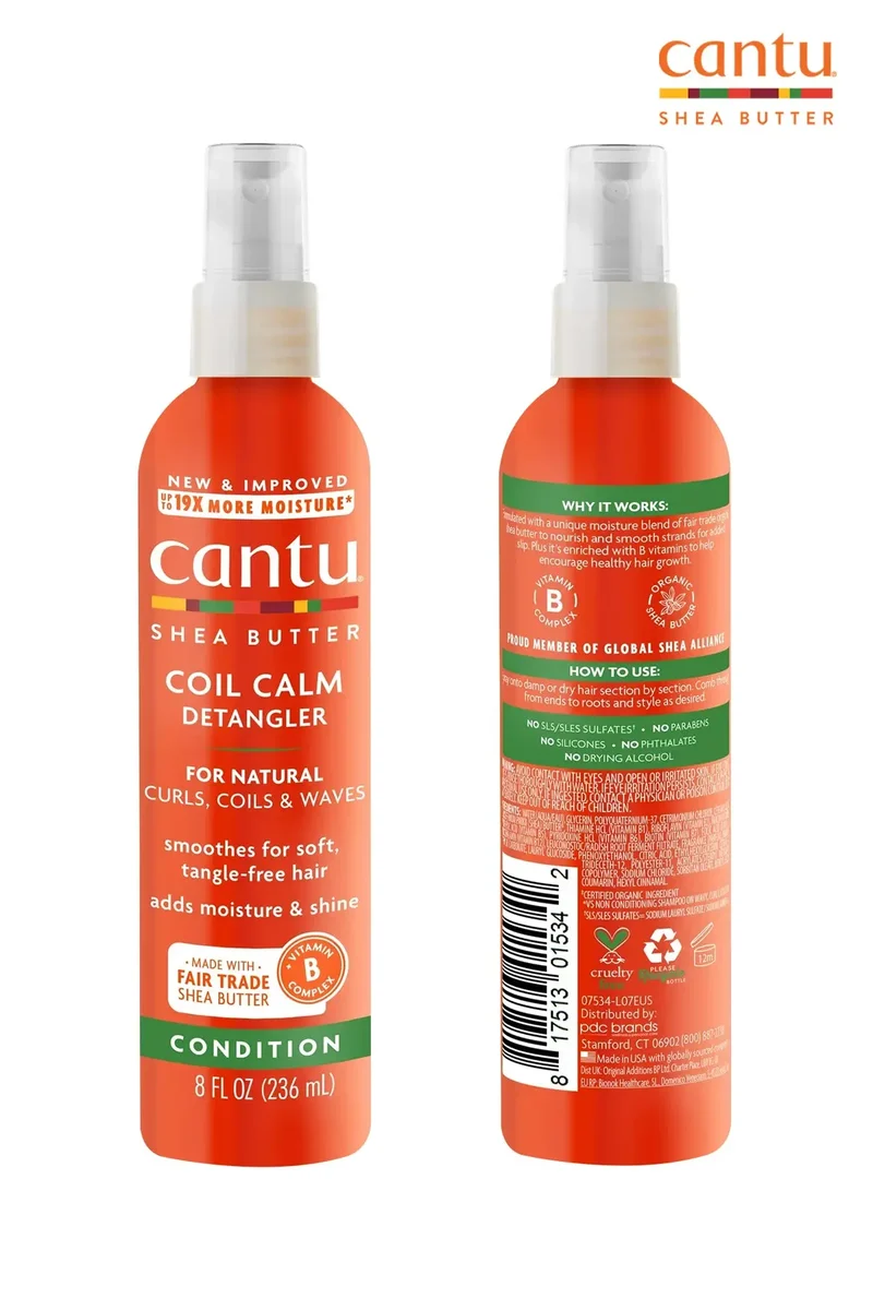 CANTU FOR NATURAL HAIR COIL CALM DETANGLER 8oz