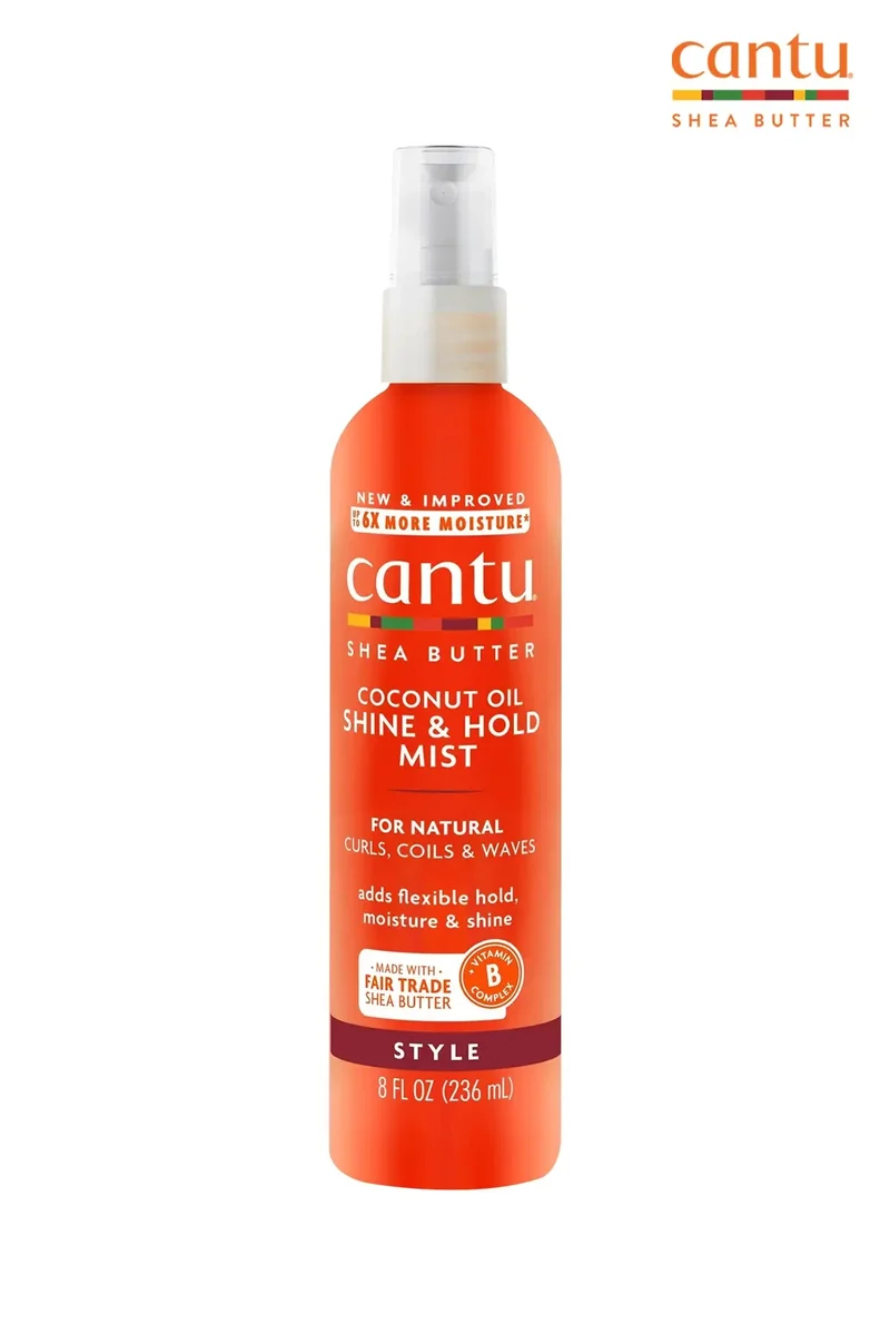 CANTU FOR NATURAL HAIR COCONUT OIL SHINE & HOLD HAIR MIST 8oz