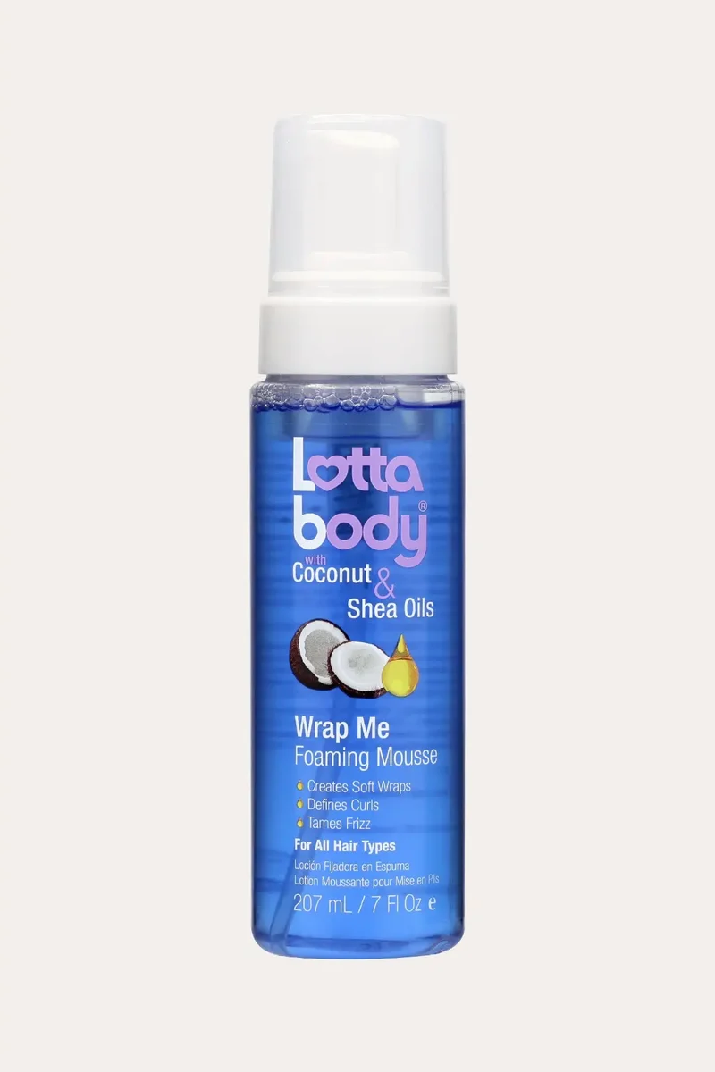 LOTTABODY COCONUT & SHEA OILS WRAP ME FOAMING MOUSSE 7oz