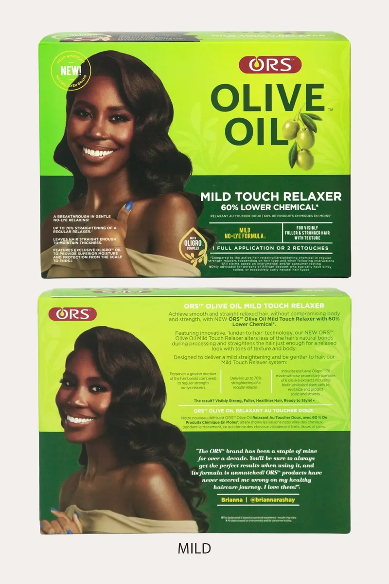 ORS OLIVE OIL BUILT IN PROTECTION FULL APPLICATION NO LYE HAIR RELAXER