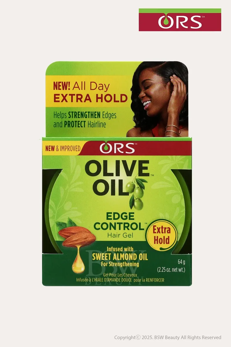 ORS OLIVE OIL EDGE CONTROL HAIR GEL EXTRA HOLD 2.25oz