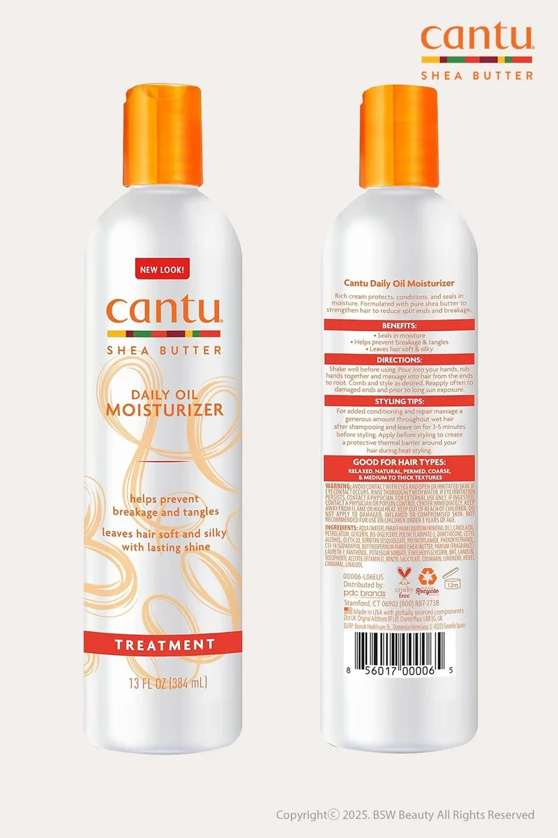 CANTU SHEA BUTTER DAILY OIL HAIR MOISTURIZER 13oz
