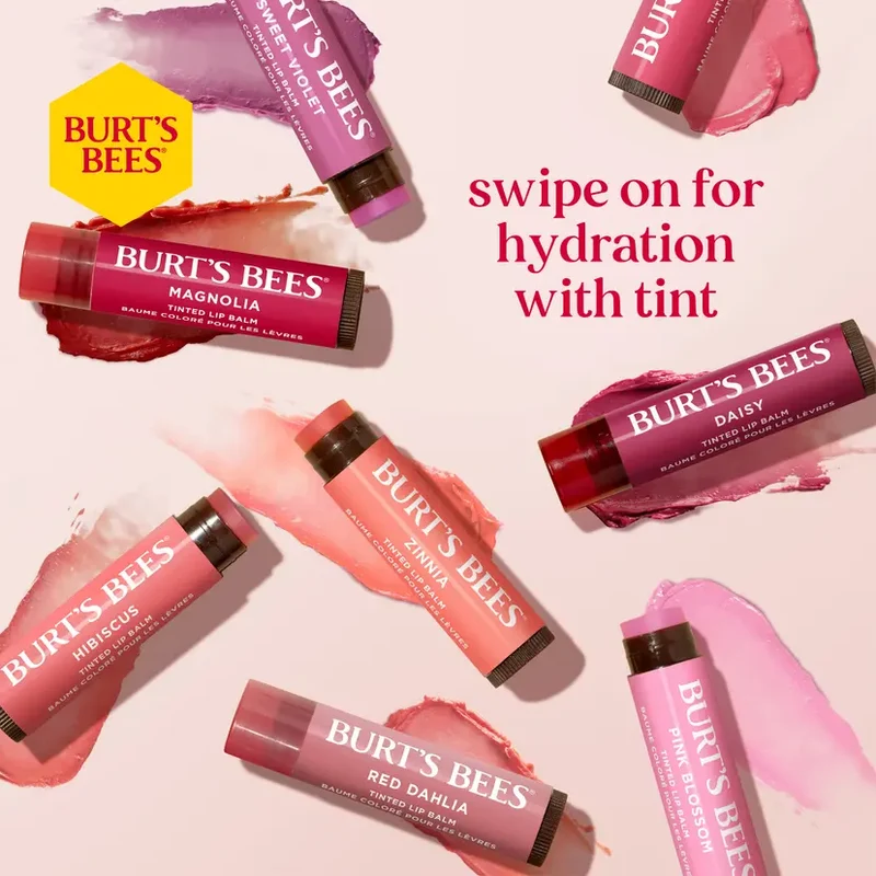 Burt's Bees Red Dahlia Tinted Lip Balm