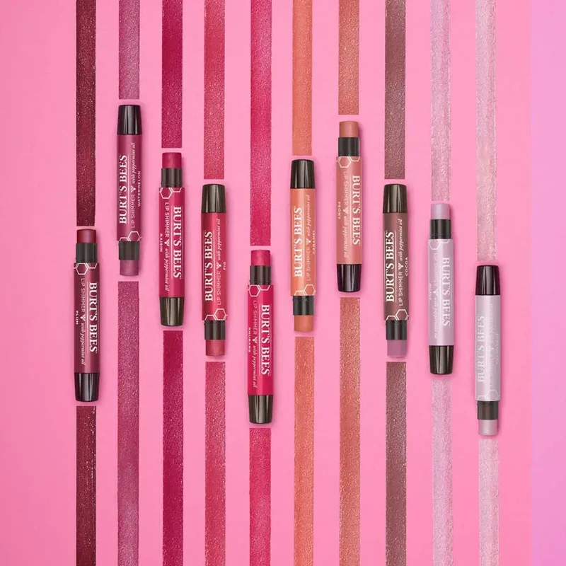 Burt's Bees Kissable Colour Lip Shimmer Gift Set Warm Collection