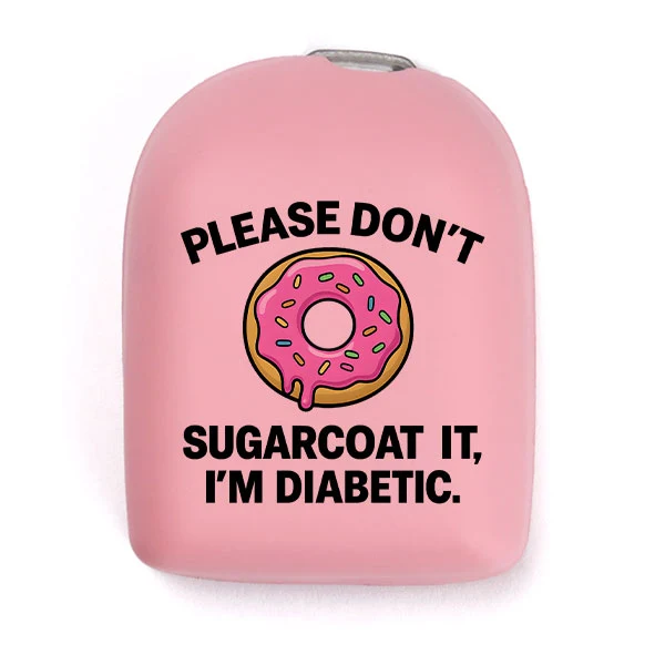 Coque réutilisable Omnipod : Soyons clairs - Rose clair