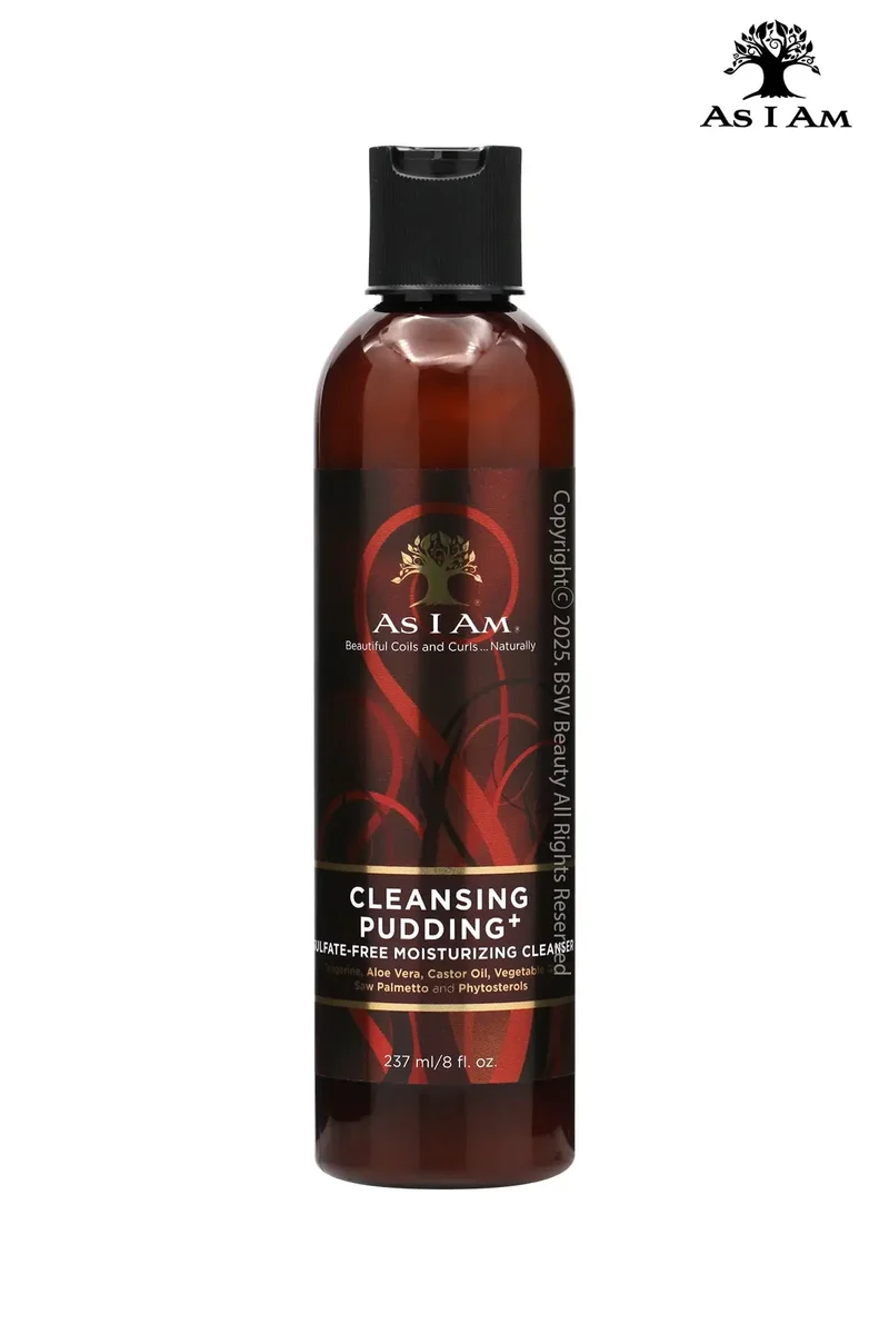 AS I AM CLEANSING PUDDING+ SULFATE FREE MOISTURIZING CLEANSER 8oz