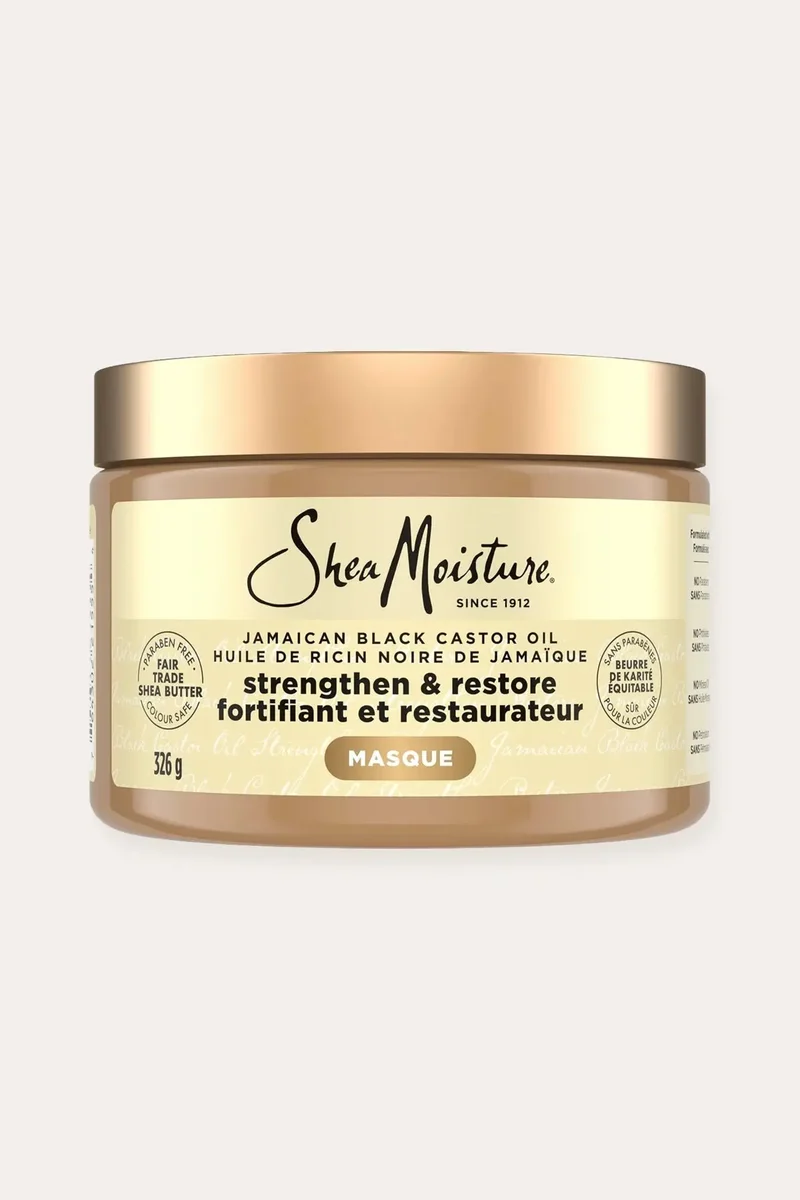 SHEA MOISTURE JAMAICAN BLACK CASTOR OIL STRENGTHEN&RESTORE TREATMENT MASQUE 12oz