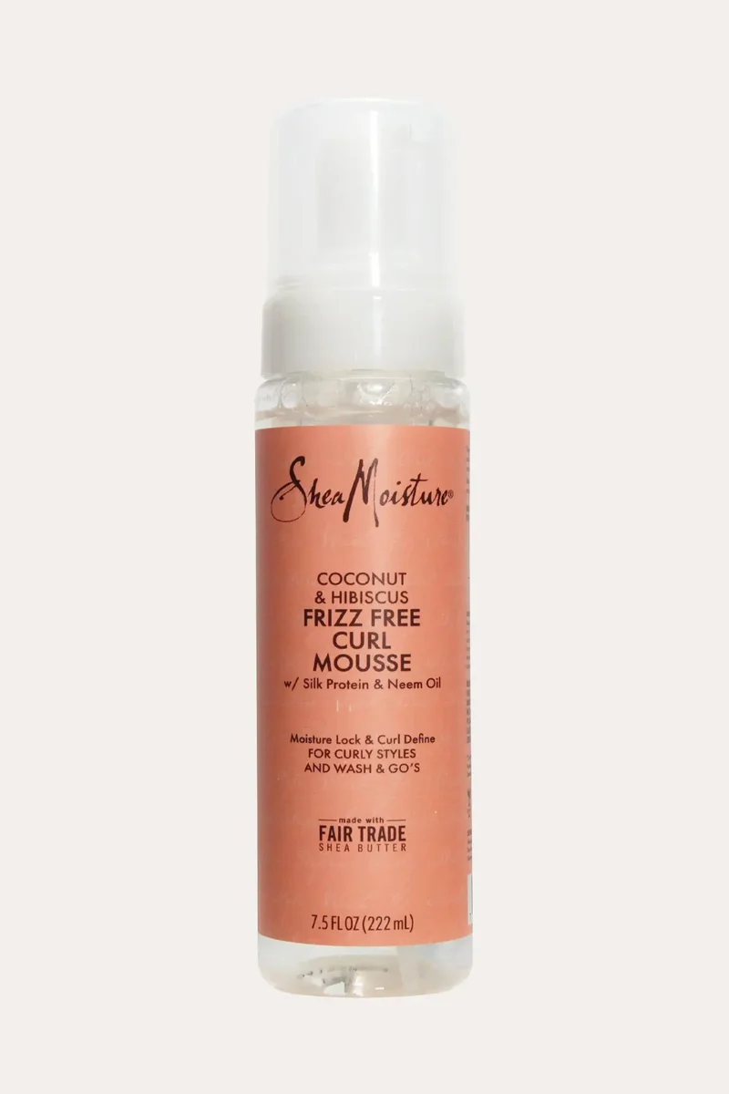 SHEA MOISTURE COCONUT & HIBISCUS FRIZZ-FREE CURL MOUSSE 7.5oz