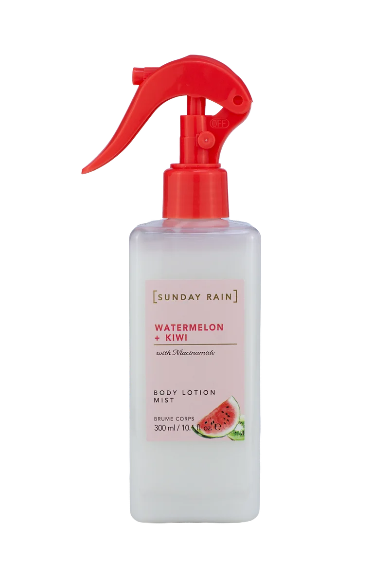 Sunday Rain Watermelon + Kiwi Lotion Mist 300ml
