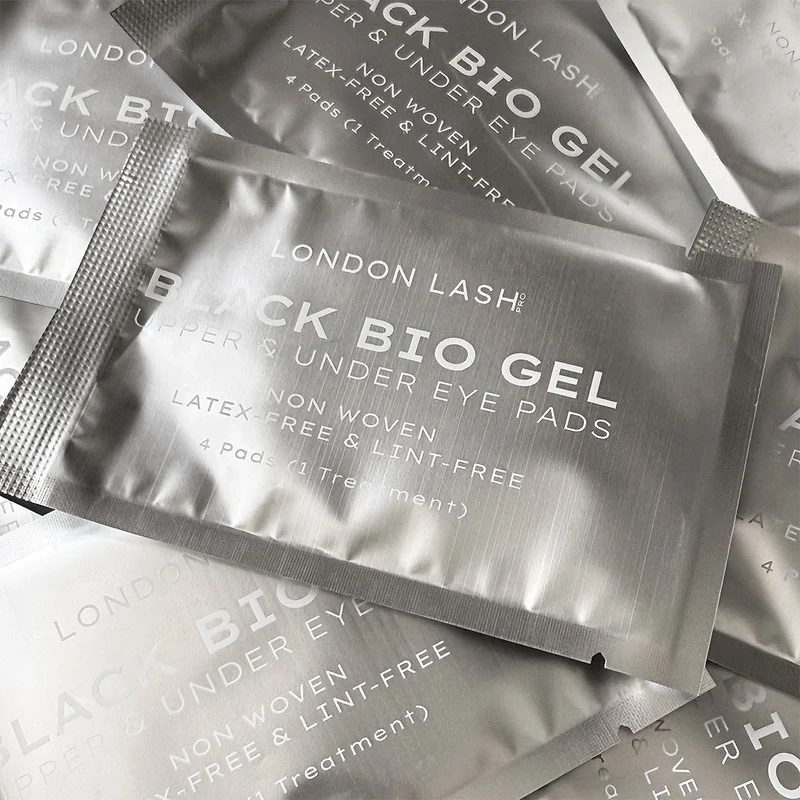 Patchs Black Bio-Gel pour Extensions de Cils (10 Traitements)