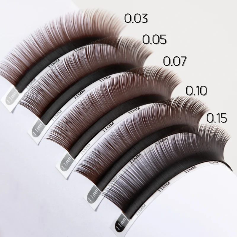Cils Black Brown - Collection Ristretto 0,07 (brins individuels)