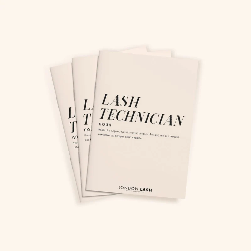 London Lash Notebook