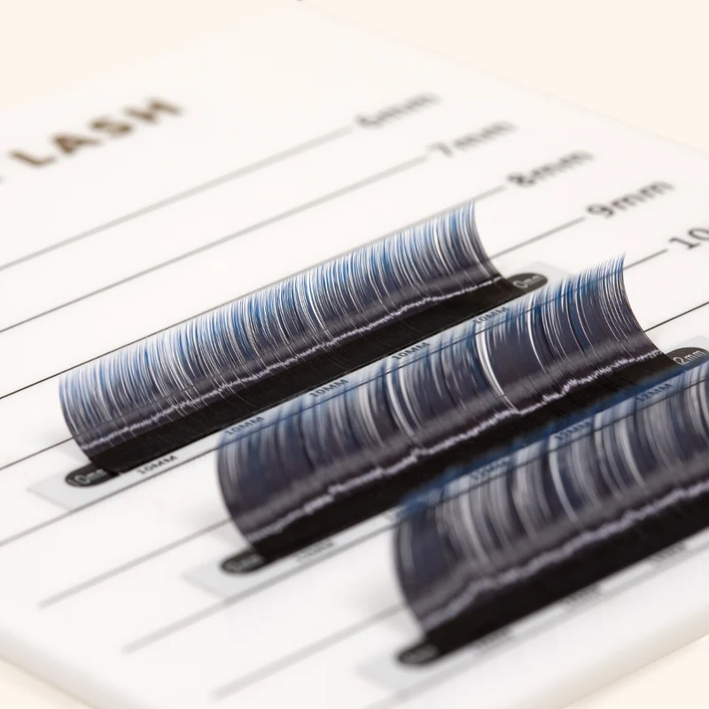 Cils Ombrés Bicolores Bleu 0.07