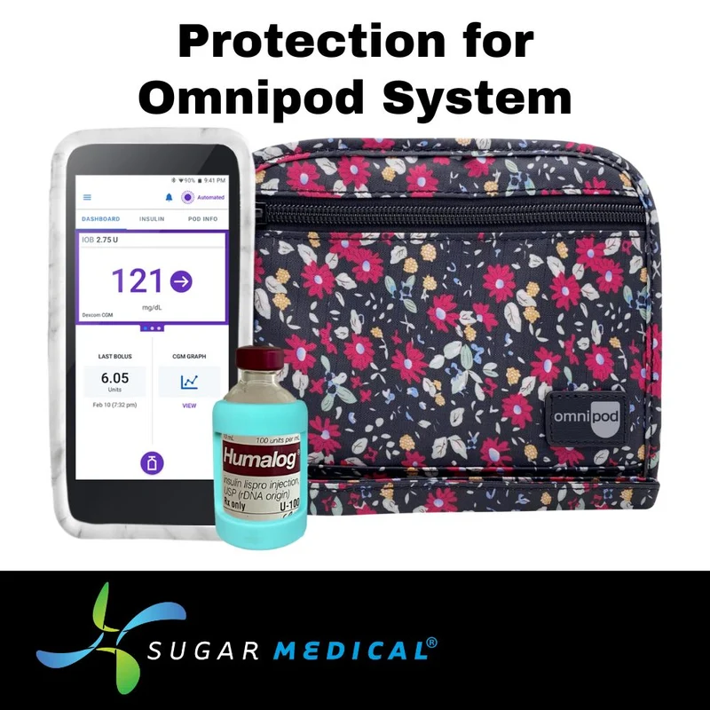 Portefeuille Omnipod de Sugar Medical : Flore