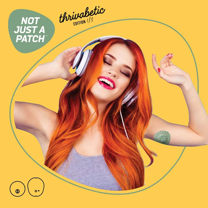 Not Just a Patch : Patchs adhésifs Thrivabetic Air pour Dexcom G7 et Freestyle Libre 3 : Mode fantôme pour le diabète de type 1 - Lot de 10